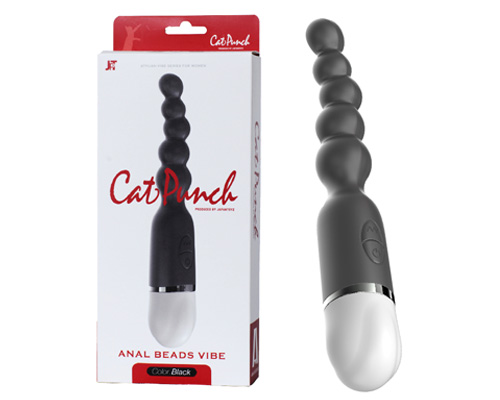 Cat Punch　A ANAL BEADS VIBE BLACK