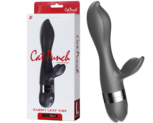 Cat Punch　L RABBIT LEAF VIBE BLACK