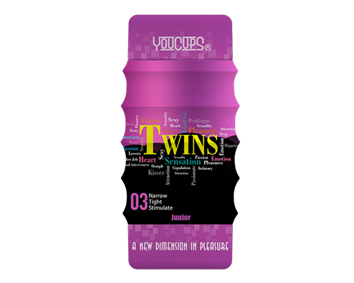 YOUCUPS　TWINS 4D　Purple 3.ナロウタイト