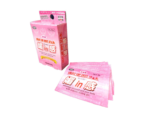 HEAT UP HOT ジェル　媚in感(ヴィンカン)　4g1回分×5個入り