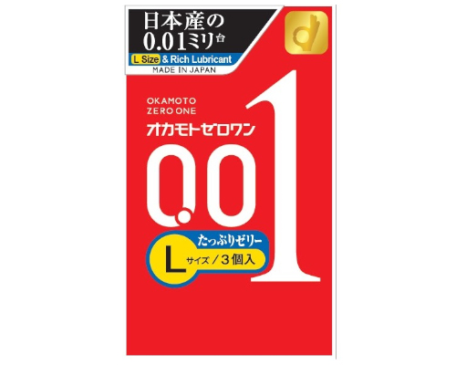 オカモトゼロワン0.01　Lサイズ　たっぷりゼリー