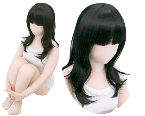 「おすわり」のの タイプA ロング【黒】ふぇありーどーる